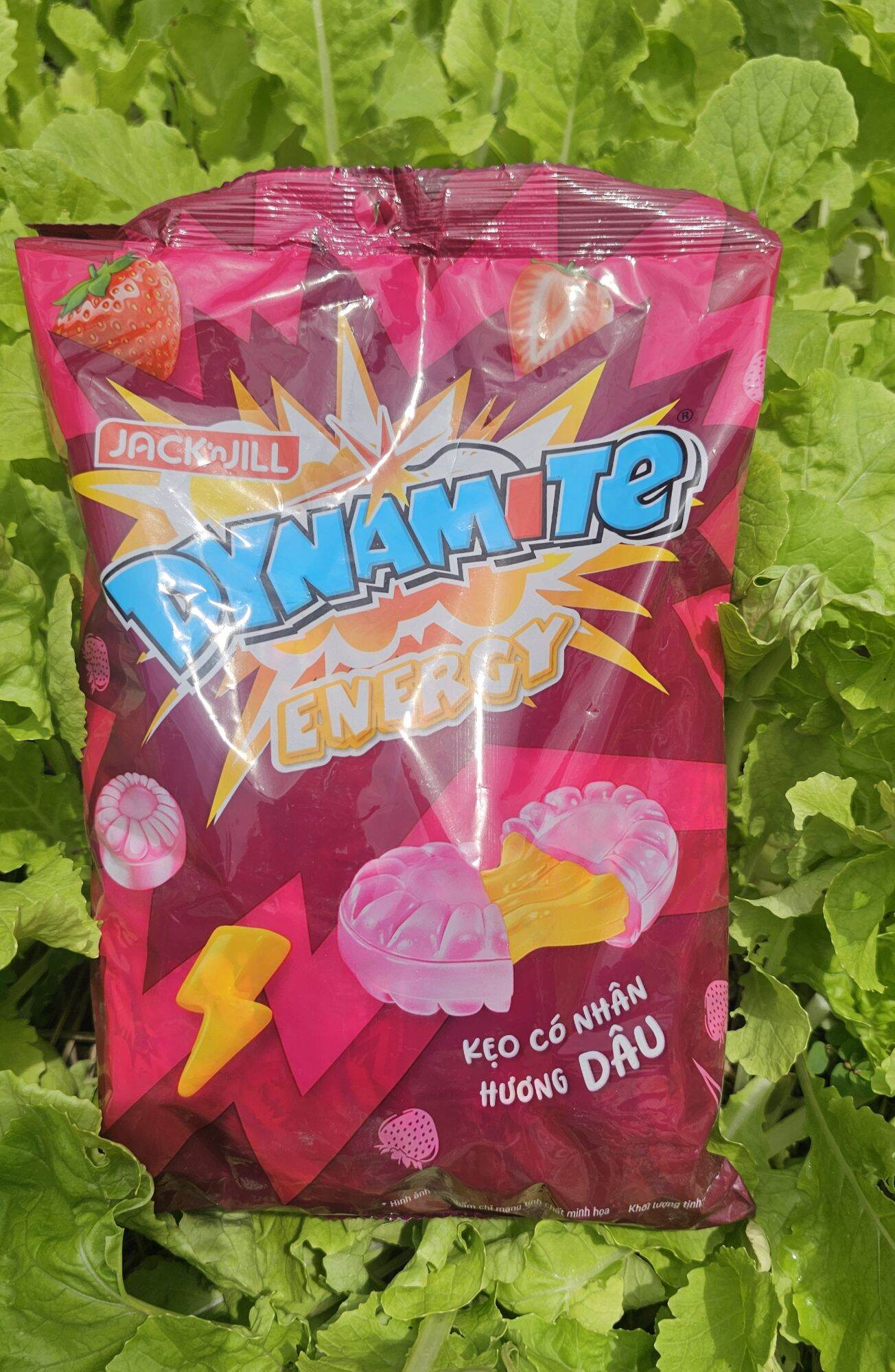 Jack n' Jill Dynamite Energy Kẹo có nhân hương dâu