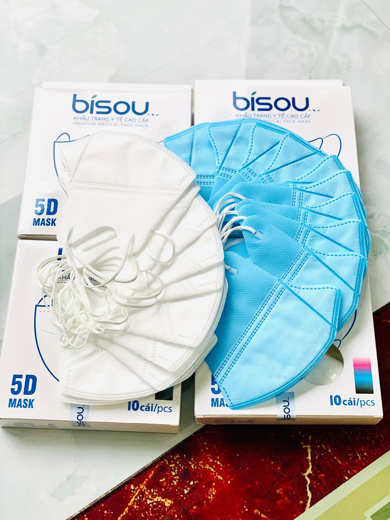 Khẩu trang y tế cao cấp 5d mask bisou