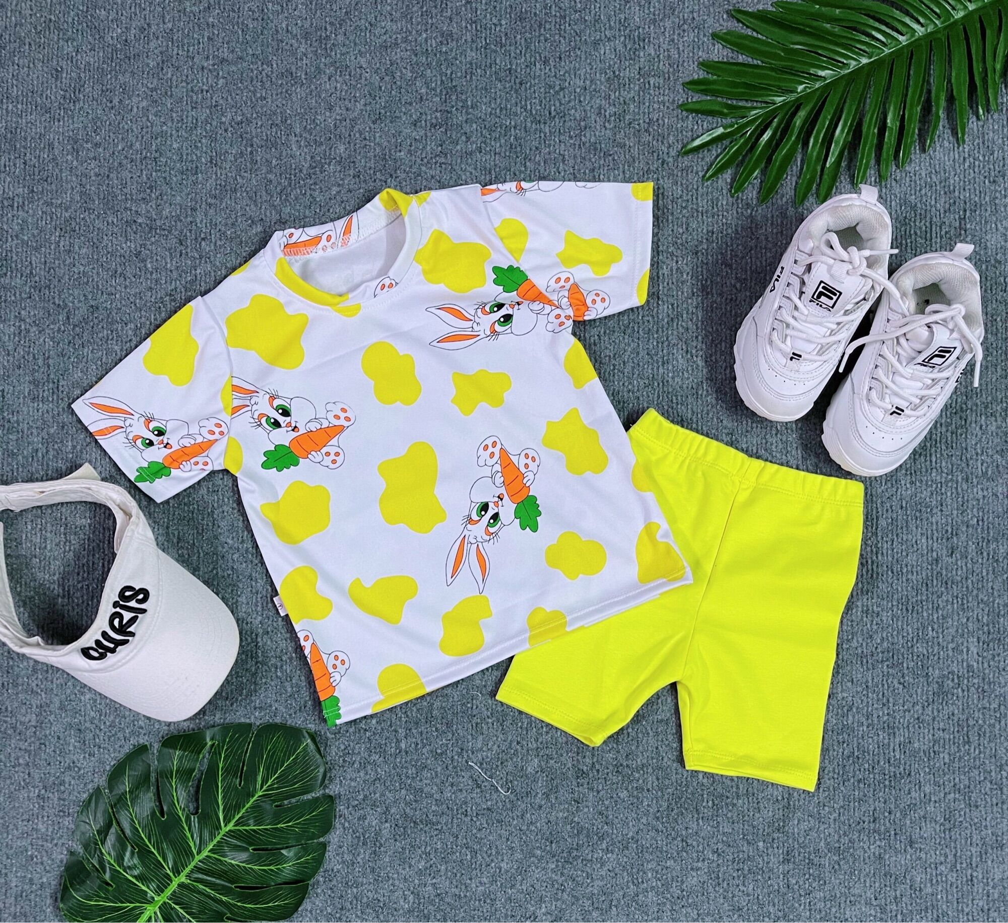 Set bộ bò sữa 4 màu cho bé gái (ảnh thật)