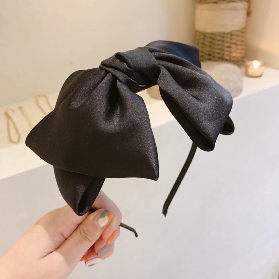 Cài tóc đính nơ lớn thời trang cho nữ