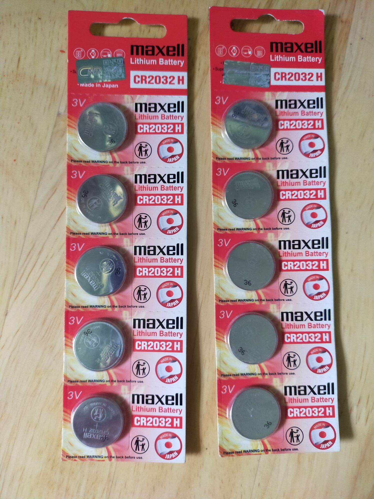1Vỉ 5 viên Pin Tròn To 3V