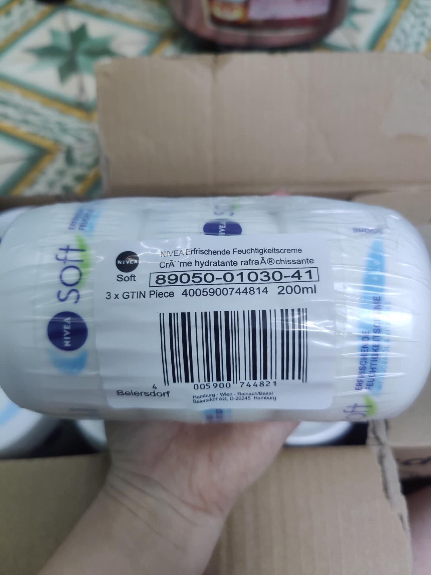 (MẪU MỚI NHẤT)Kem nẻ Nivea Soft nội địa Đức 200ml