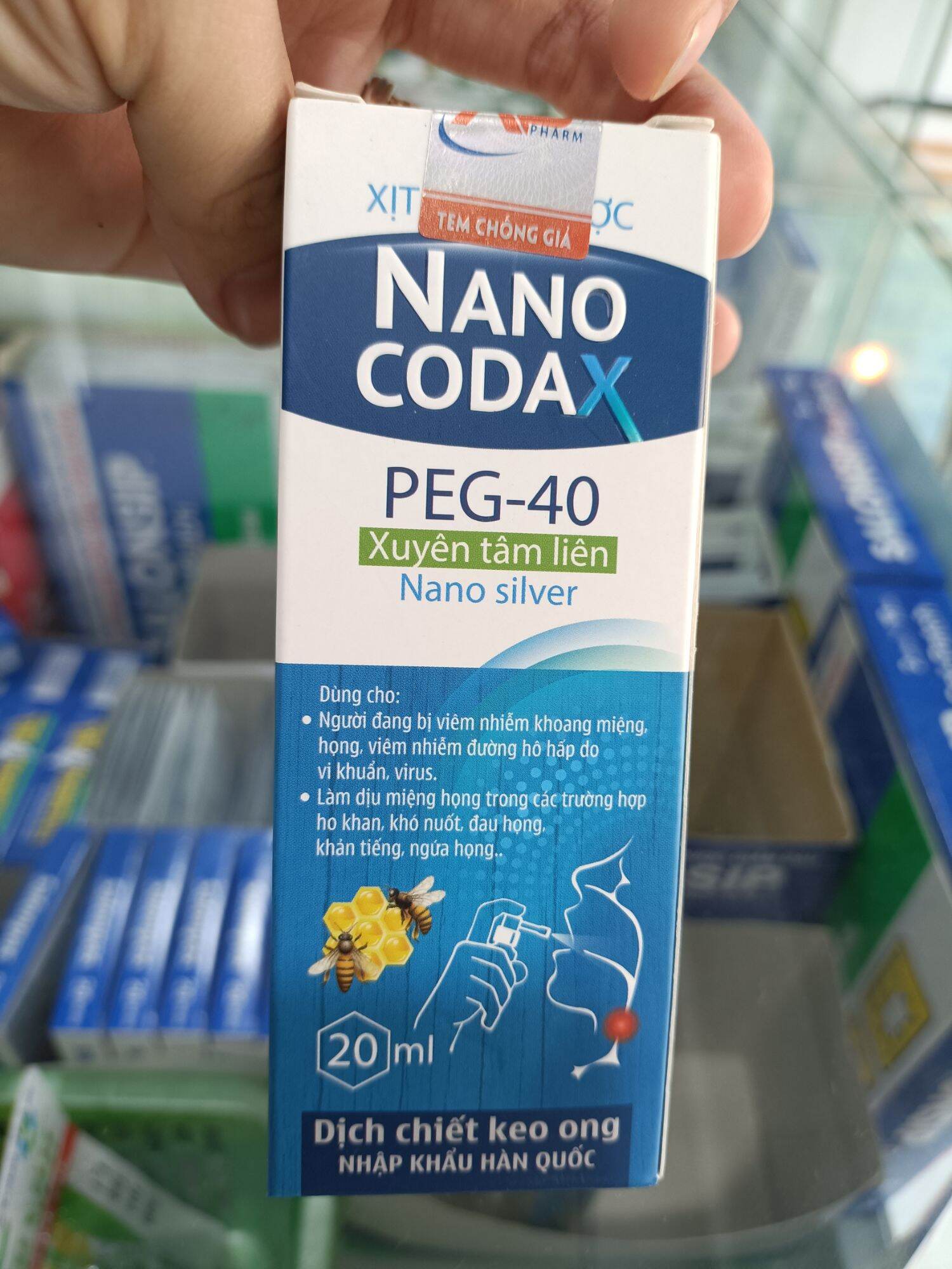 Xịt họng thảo dược xuyên tâm liên