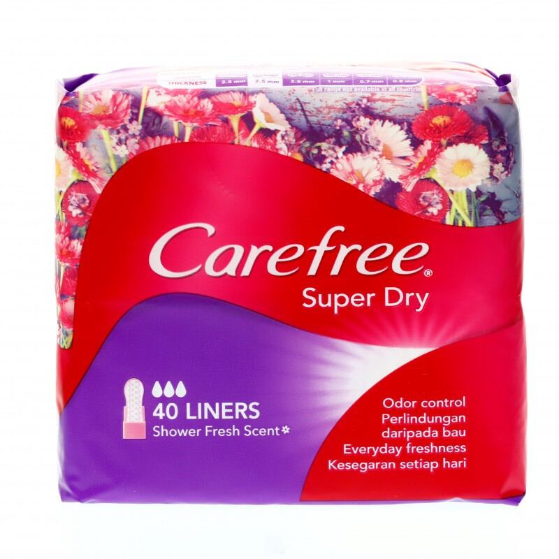 Băng vệ sinh Carefree hàng ngày siêu thấm 40 miếng hàng Thái Lan