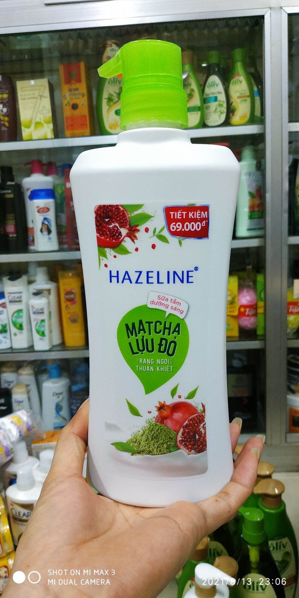 [Hcm]Sữa Tắm Trắng Da Hazeline 670G Tăng Cường Matcha V&Agrave Vitamin C