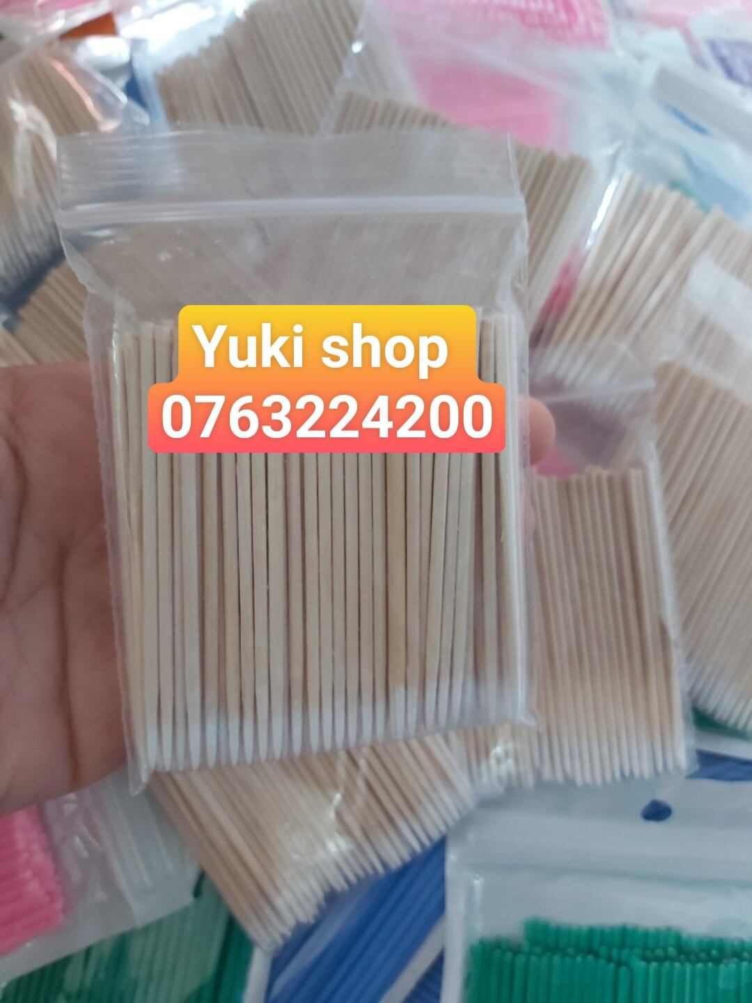 Tăm bông tre đầu nhọn 7cm - 10cm