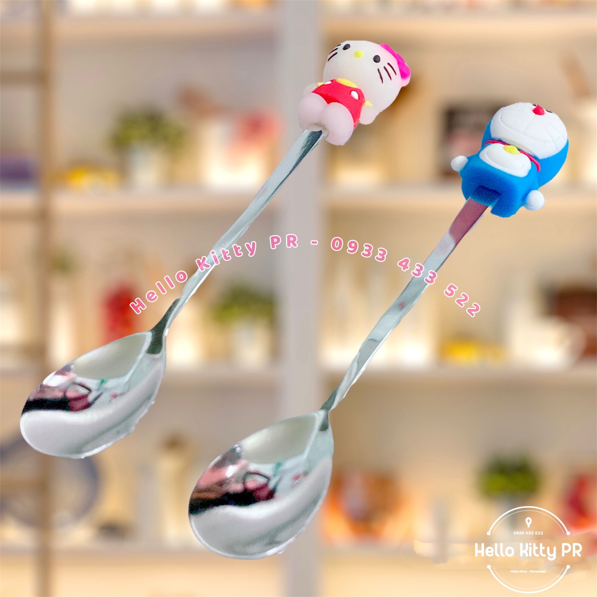Muỗng thìa cafe Hello Kitty - Doremon Doraemon