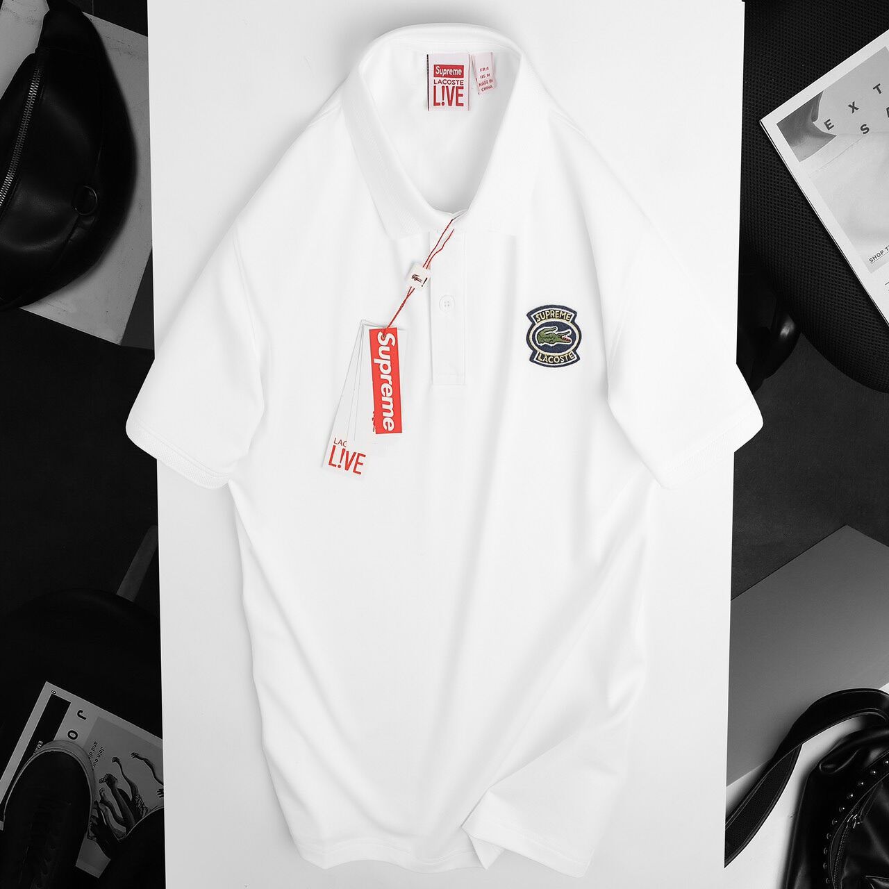 [HCM]?? Áo thun nam polo LCT x Supemee ?? Logo nổi cực chất