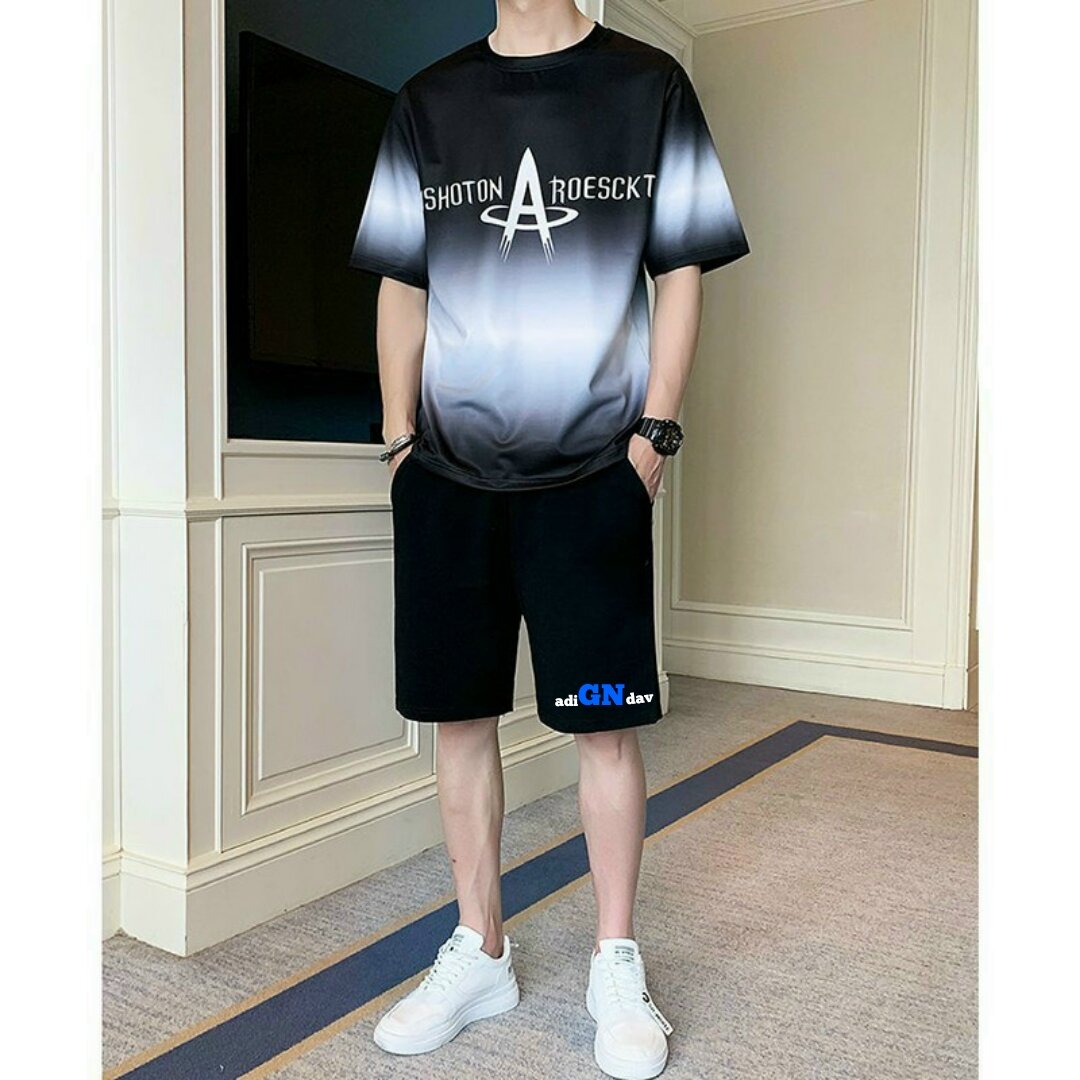 Quần short nam thể thao có bigsize màu đen cá tính