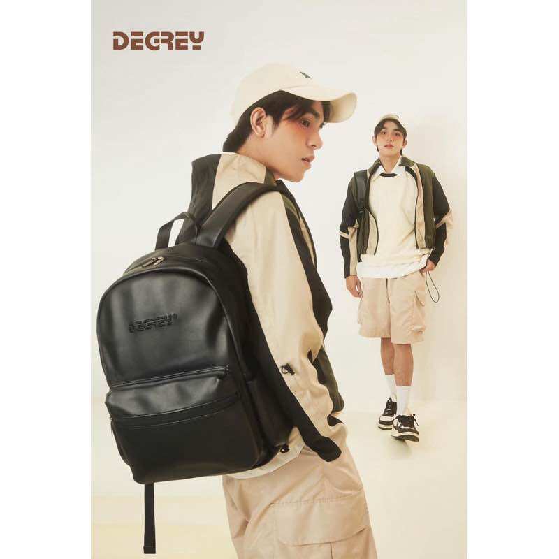 Balo DG Leather Basic Backpack Chất Da Simili Cao Cấp Chống Nước Cặp Da Đi Học Màu Đen Thời Trang Balo 2810 Shop