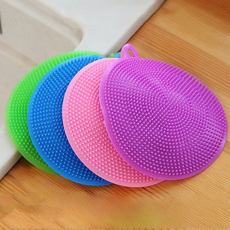 Miếng Rửa Chén Bát Silicon Siêu Sạch