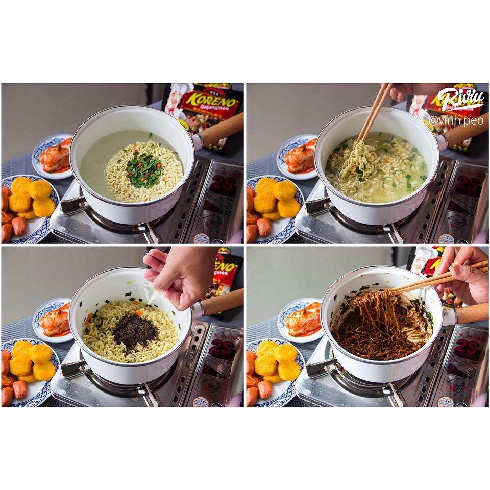 Thùng 20 gói mì tương đen jjajangmen 78g