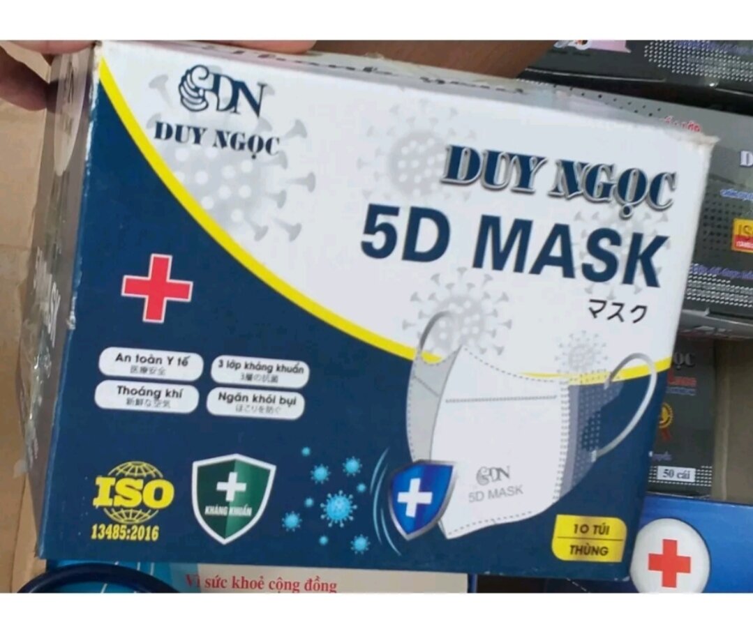 100 cái  KHẨU TRANG 5D MASK CHÍNH HÃNG