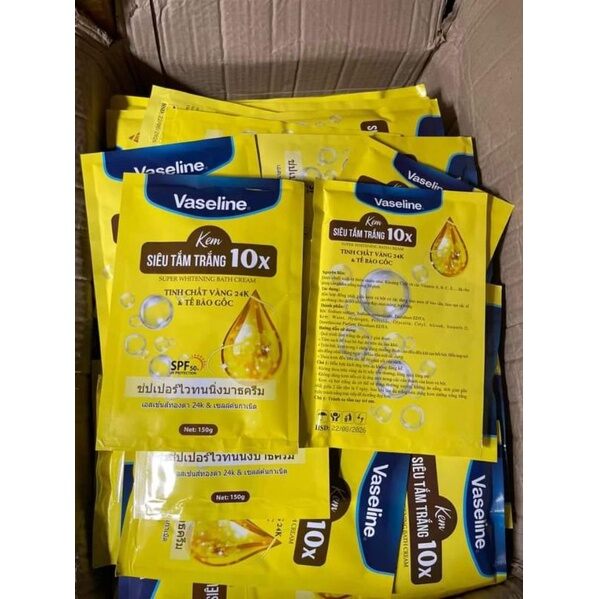 KEM SIÊU TẮM TRẮNG 10X VASELINE