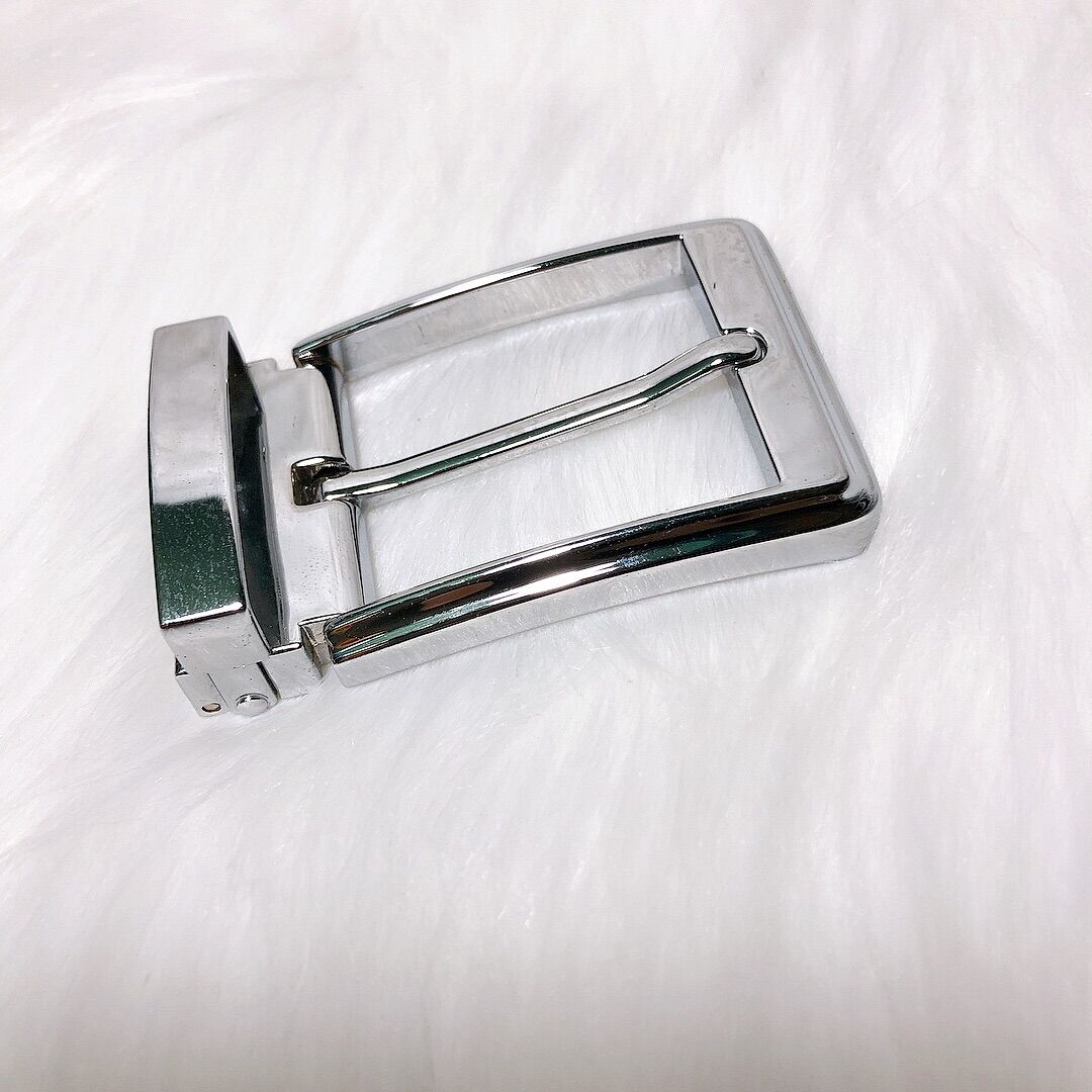 Mặt khoá thắt lưng (đầu dây nịt), mặt kim, bản rộng  3.5cm