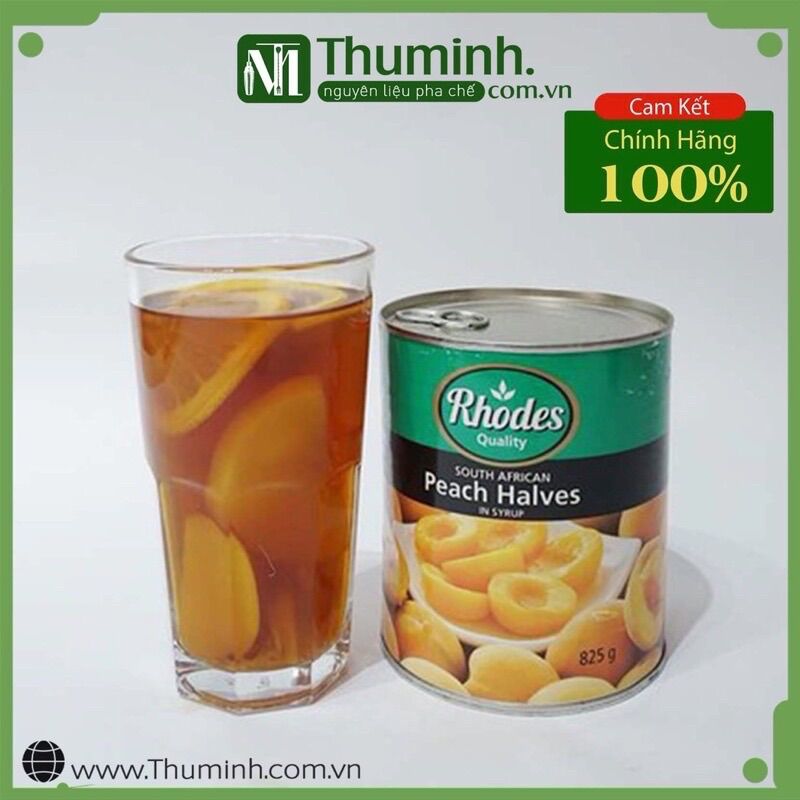 Đào Ngâm Rhodes Ngon Lon 820g