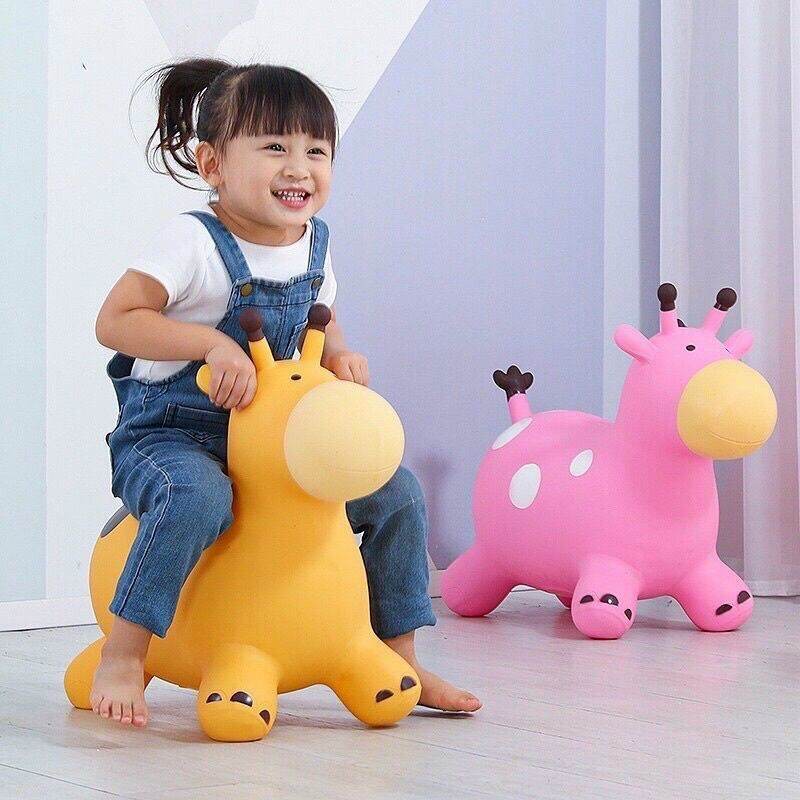 Thú nhún cao su vận động trẻ em