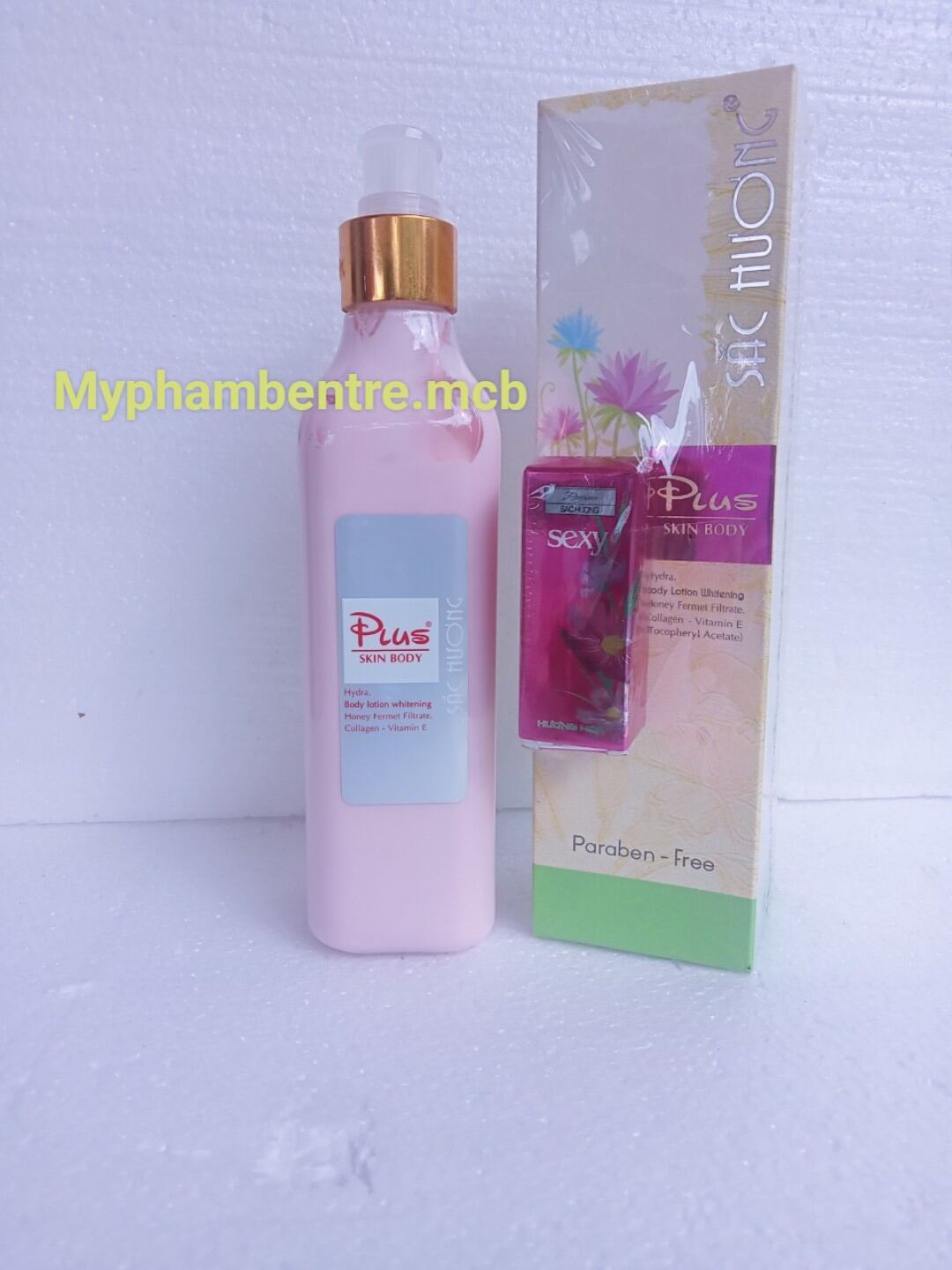 Kem body trắng da sắc hương plus hồng