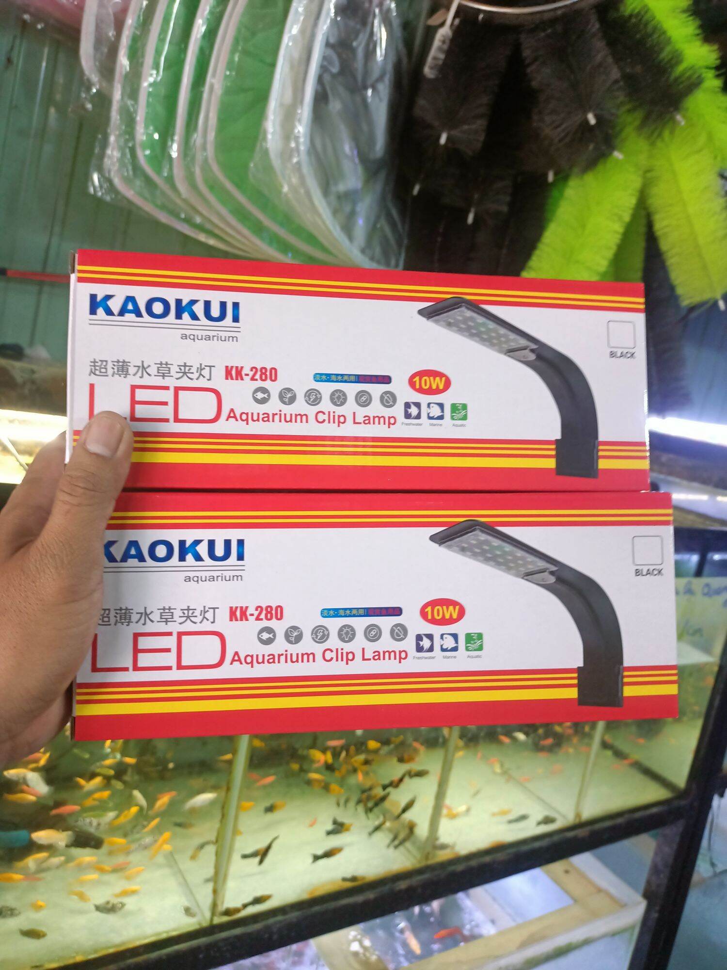 ĐÈN LED THỦY SINH ĐỔI MÀU (10W) , ĐÈN LED KẸP HỒ CÁ , ĐÈN KẸP HỒ CÁ