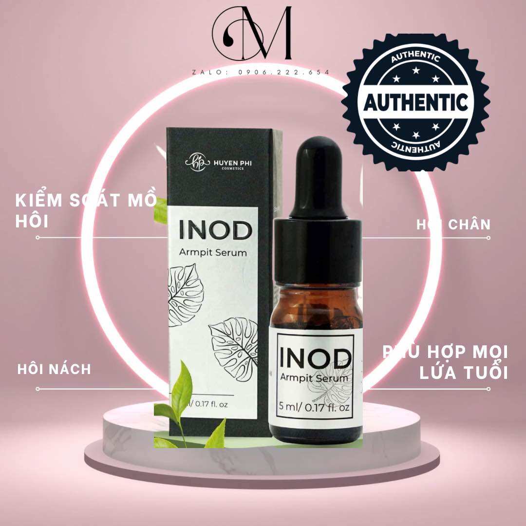 Serum hôi nách huyền phi inod - khử hôi nách hôi chân.