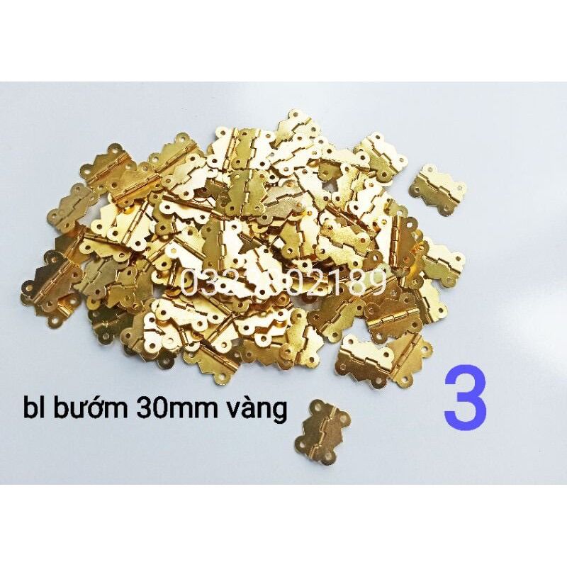 [Hcm]Set of 10 Mini Hinges.