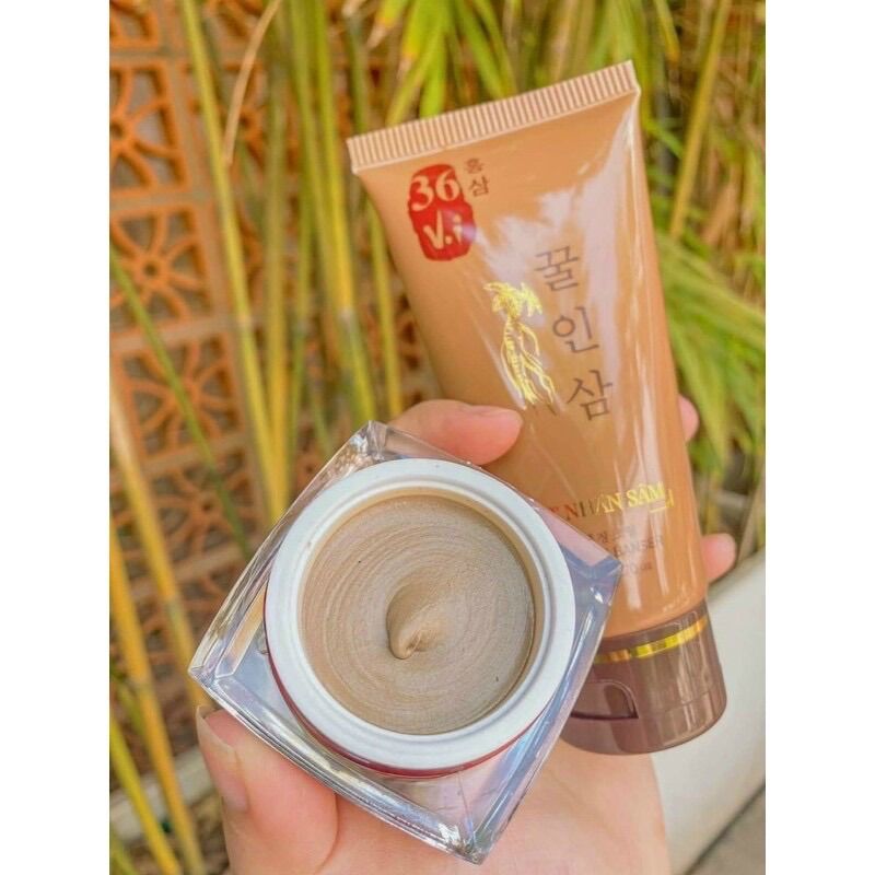 [HCM](C.Hãng100%) Sữa Rửa Mặt Cao Mụn Sâm Đỏ 36 Vị - Mật Nhân Sâm