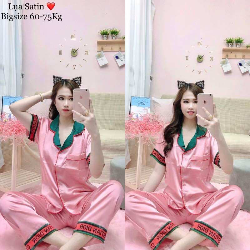 Bộ Satin Phối Bigsize Cao Cấp 55-72kg R