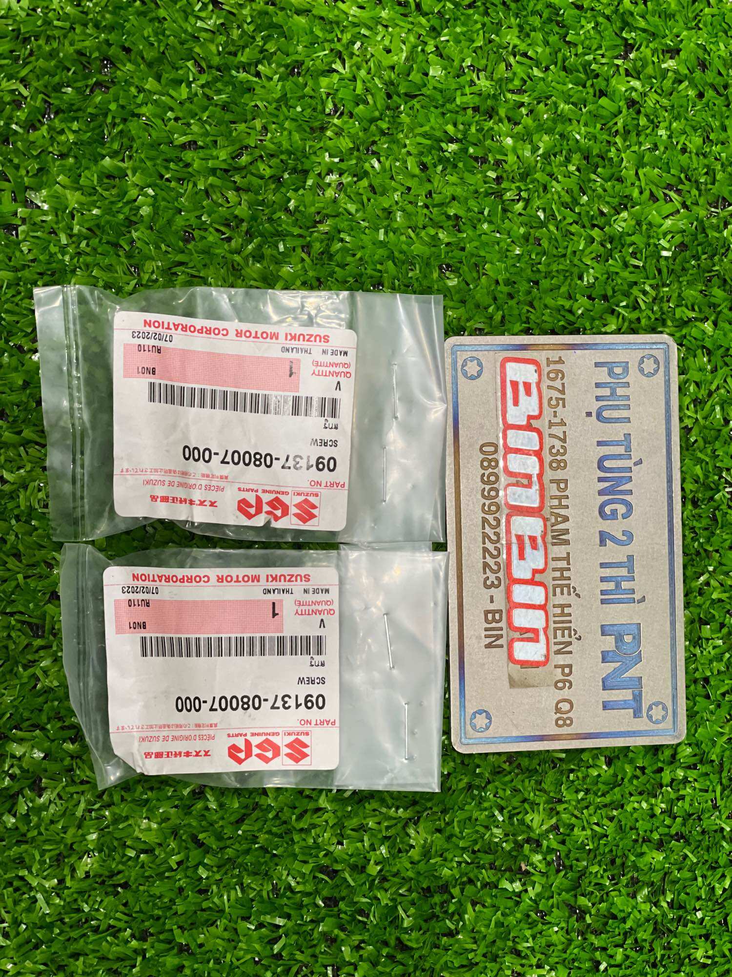 2 con ốc cổ pô RG-RGV-Satria zin