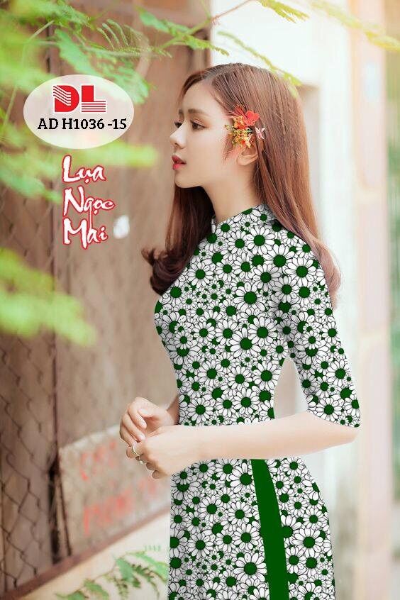 [HCM]Vải áo dài hoa cúc
