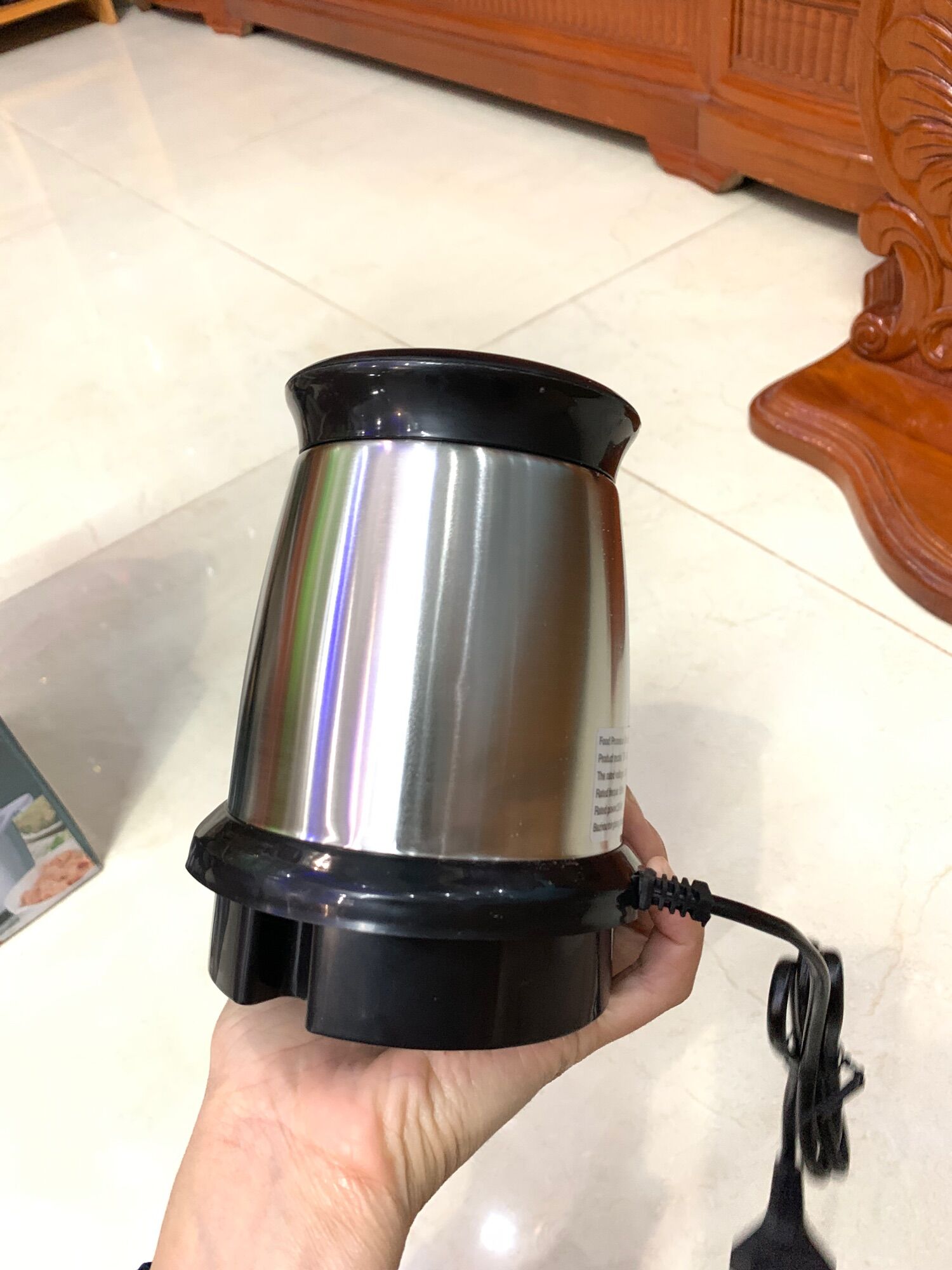 Máy xay thịt đa năng Kitchen Expert cối inox cao cấp 2L