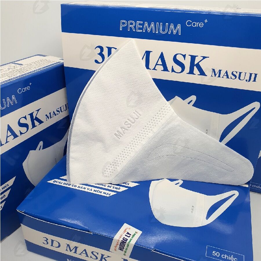 Hộp 50 chiếc Khẩu trang y tế 3D Mask Masuji