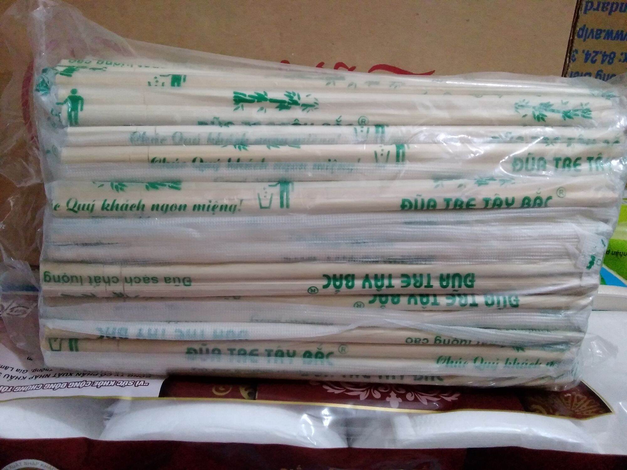 Đũa dùng 1 lần 100 đôi ngắn