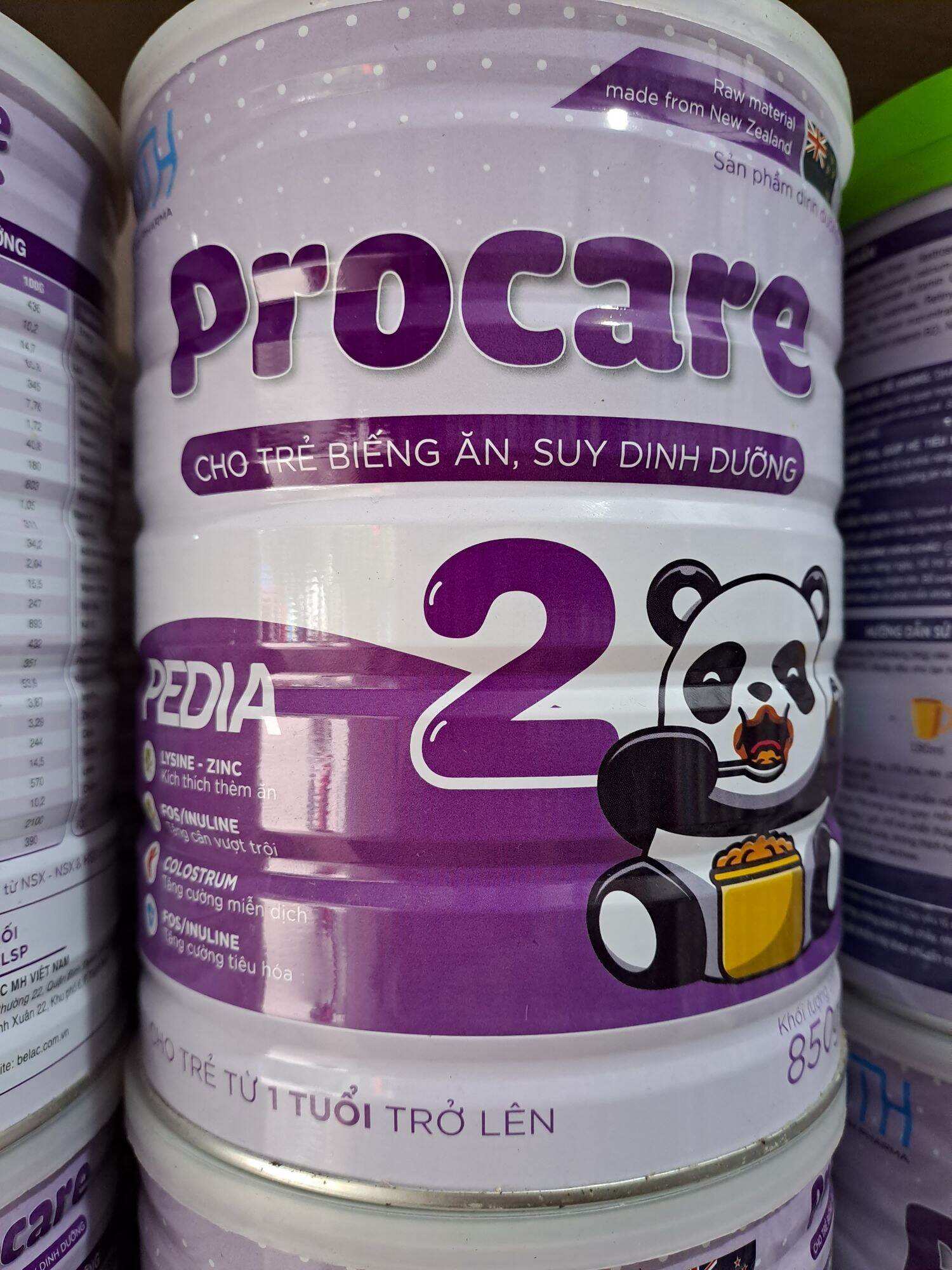 Sữa procare 850g cho trẻ 1-10 tuổi hsd th4/2024