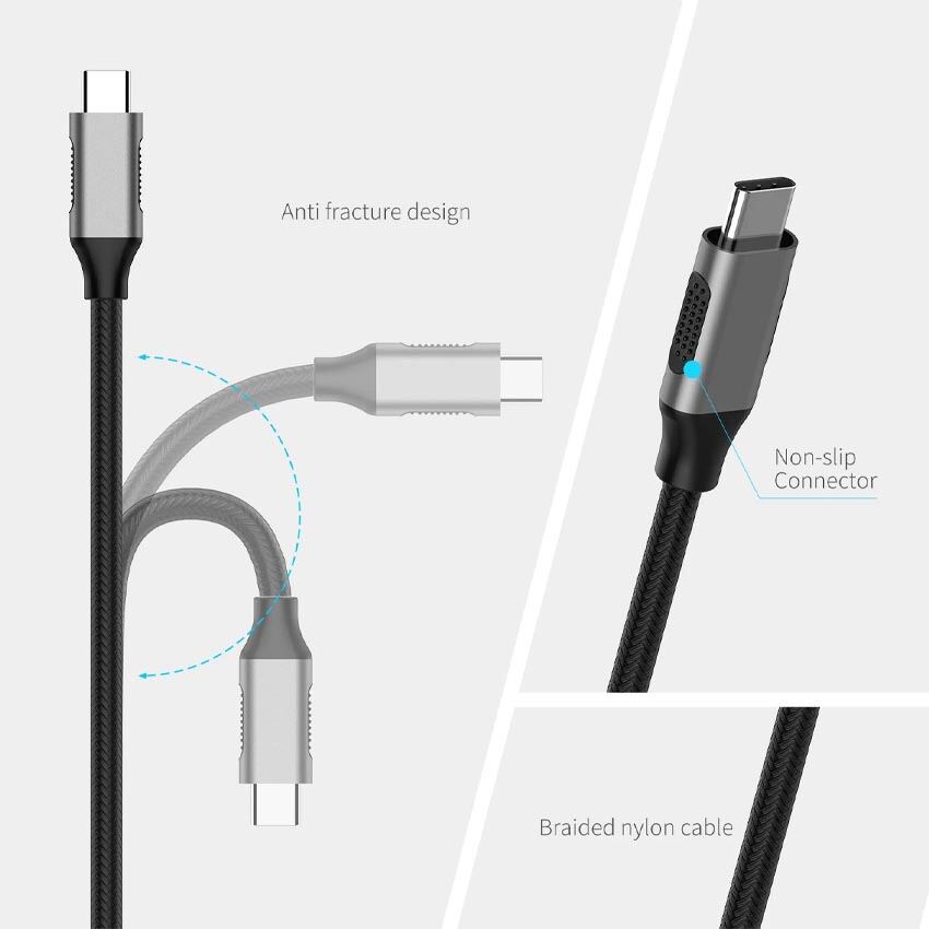 Bộ chuyển đổi Lention C6 USB-C sang USB 3.0 XÁM