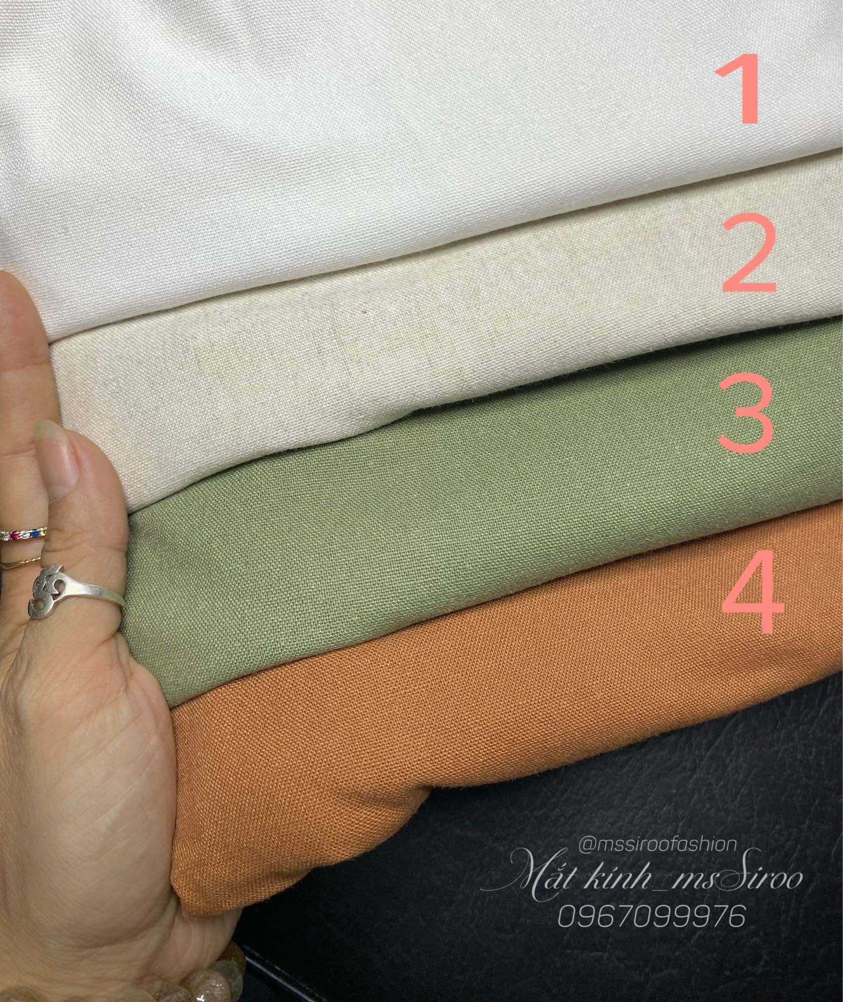 ÁO KHOÁC CHẤT LINEN ( ĐÃ XỬ LÝ ĐỘ RÚT )