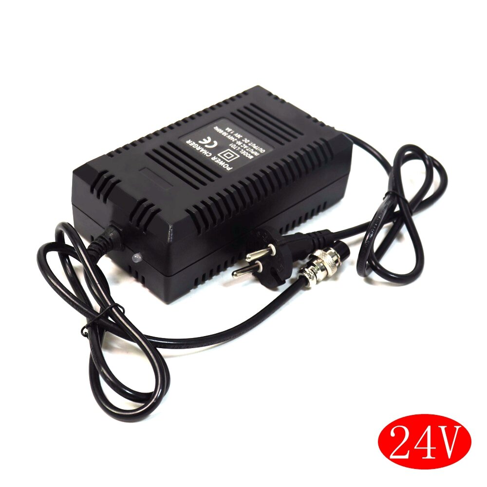 Bộ sạc thông minh EU 24v cho pin Axit chì Agm Gel 12ah 14ah Dc 1.6a-2.0a 3 chân Đầu nối Xlr Bộ sạc đ