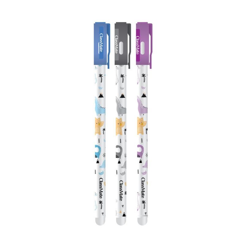 Bút gel xóa được classmate ngòi 0.5mm - có 3 màu xanh/đen/tím