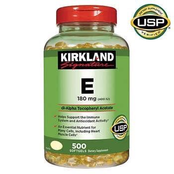 Vitamin E kirkland 500 viên Mỹ