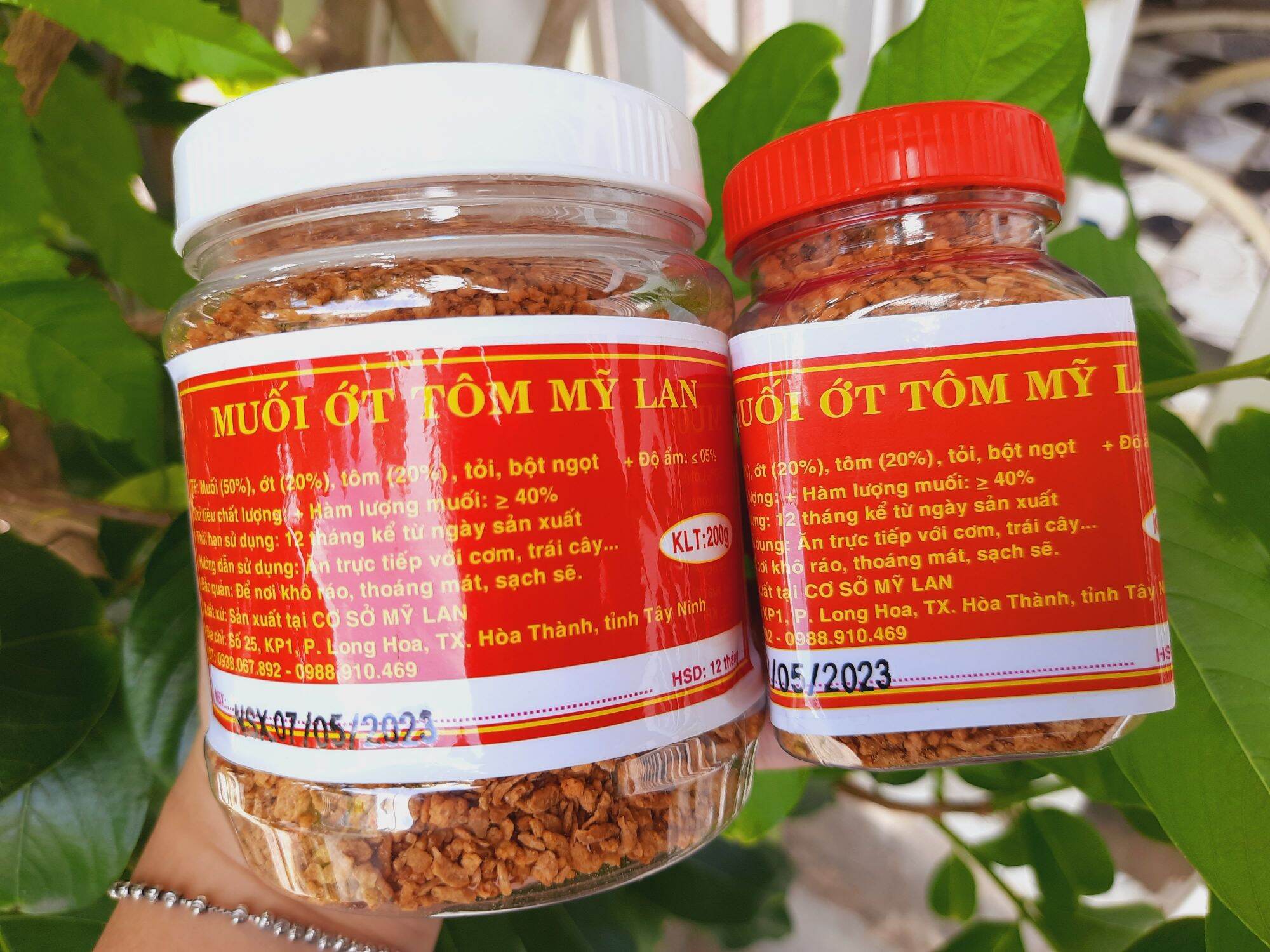 Muối ớt tôm rang hiệu Mỹ Lan - đặc sản Tây Ninh, giòn cay thơm ngon