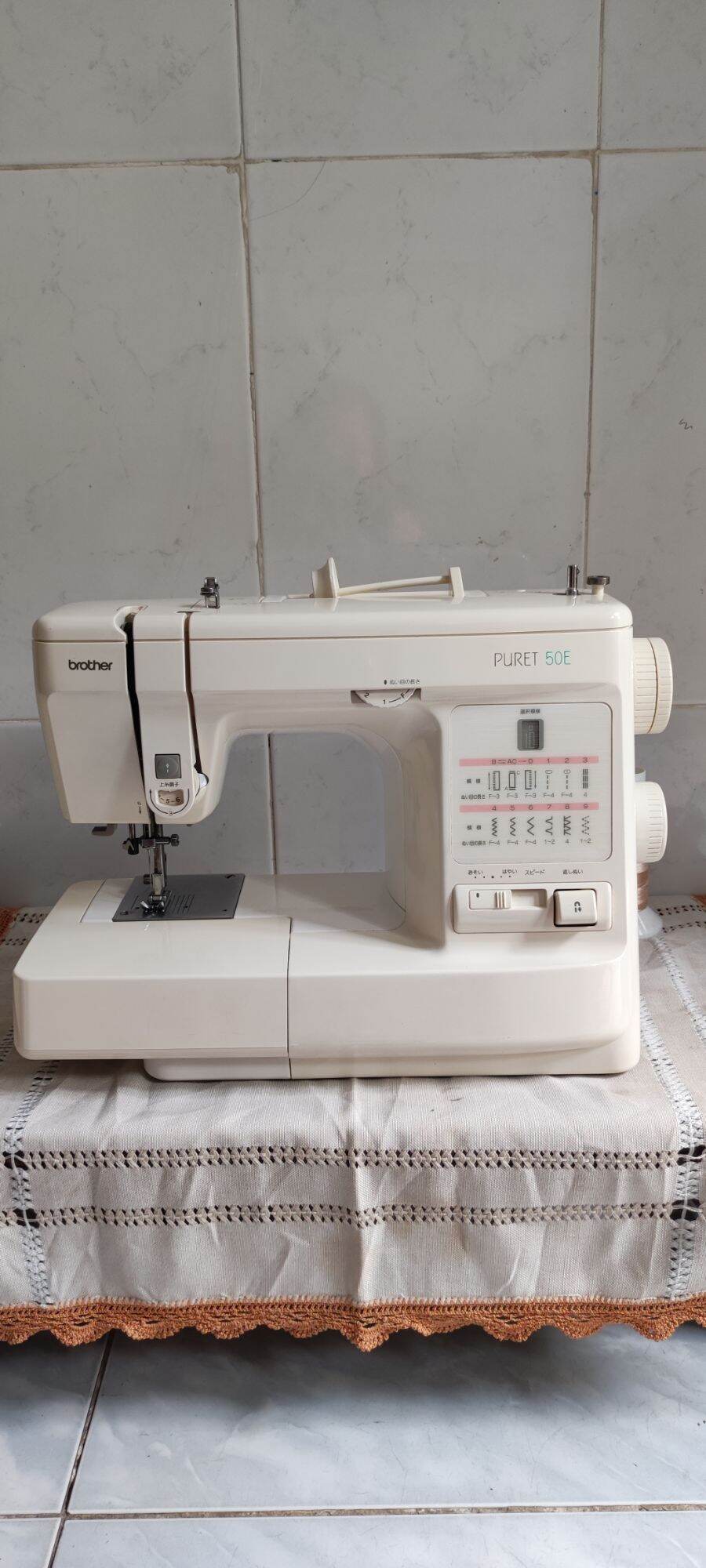 Máy may gia đình brother puret e50/ máy may đa năng nội địa nhật bãi