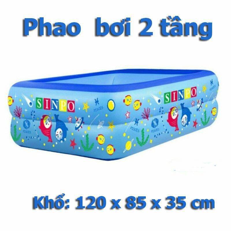 Bể bơi cho bé 2 tầng kích thước 1M2 Loại dày