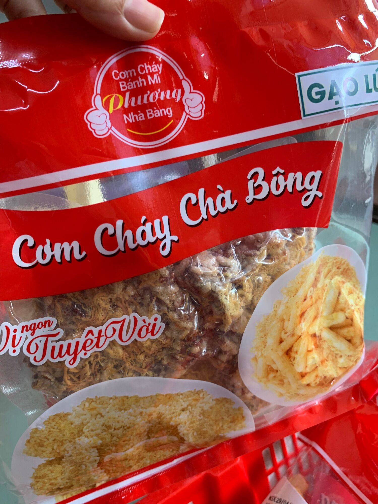 Cơm cháy chà bông hiệu Phương Nhà Bàng 1 bịch