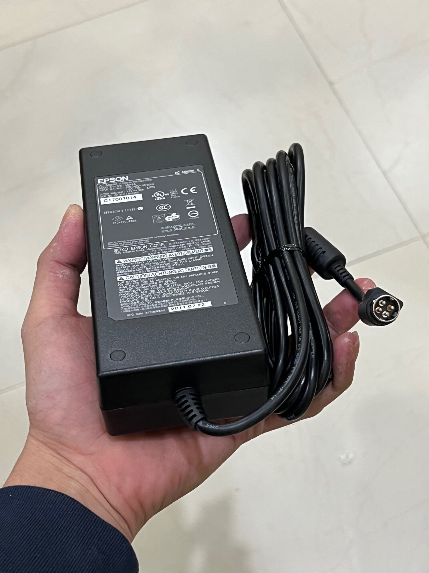 Adapter nguồn Epson M248A 42v 1.38a