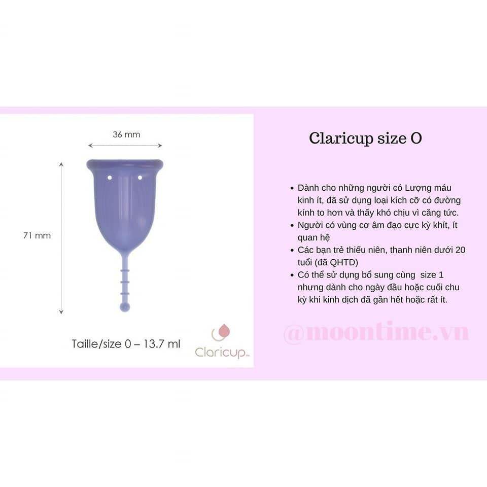 [Chính Hãng] Cốc Nguyệt San CLARICUP Nhập Khẩu Pháp