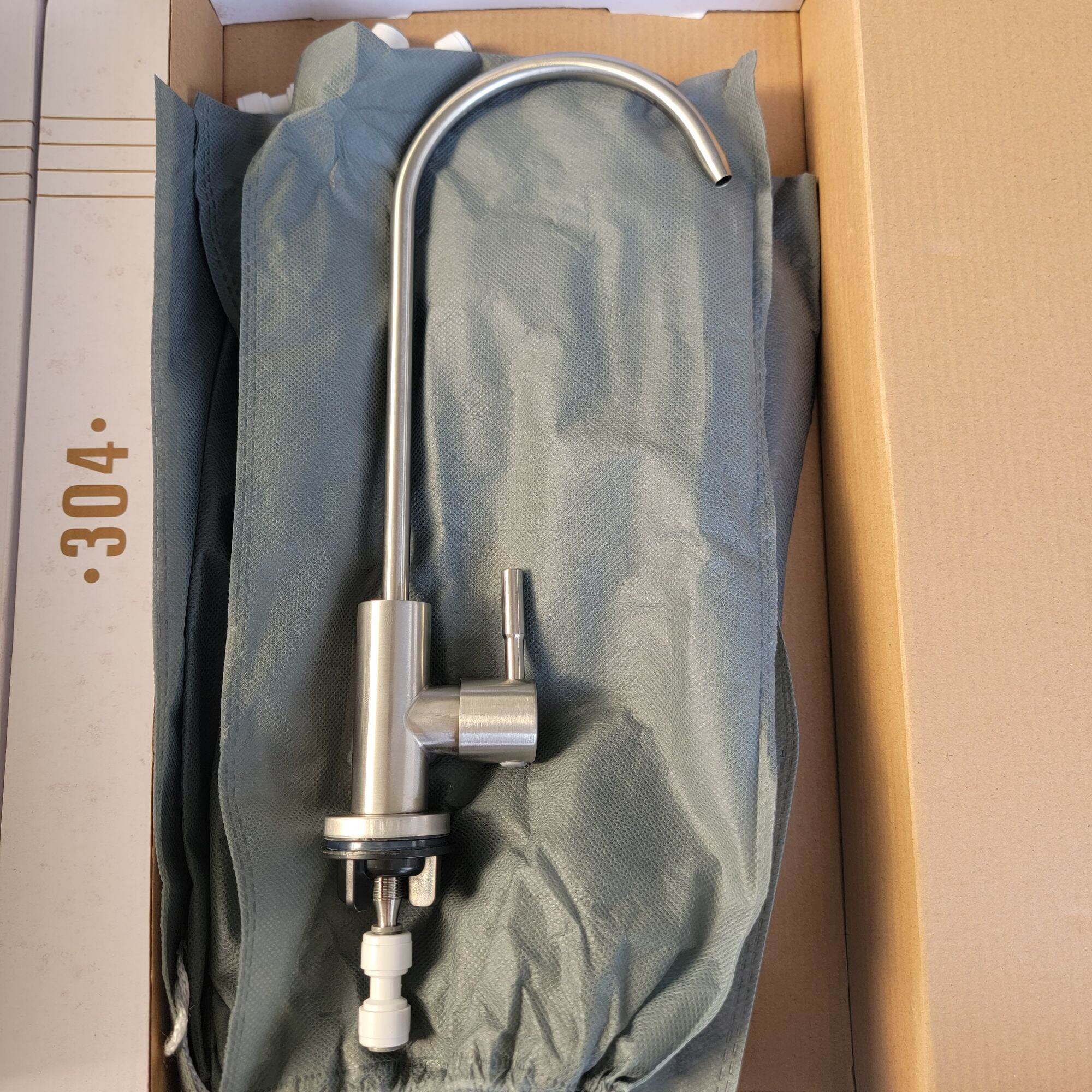Vòi máy lọc nước RO inox 304 tặng khớp nối