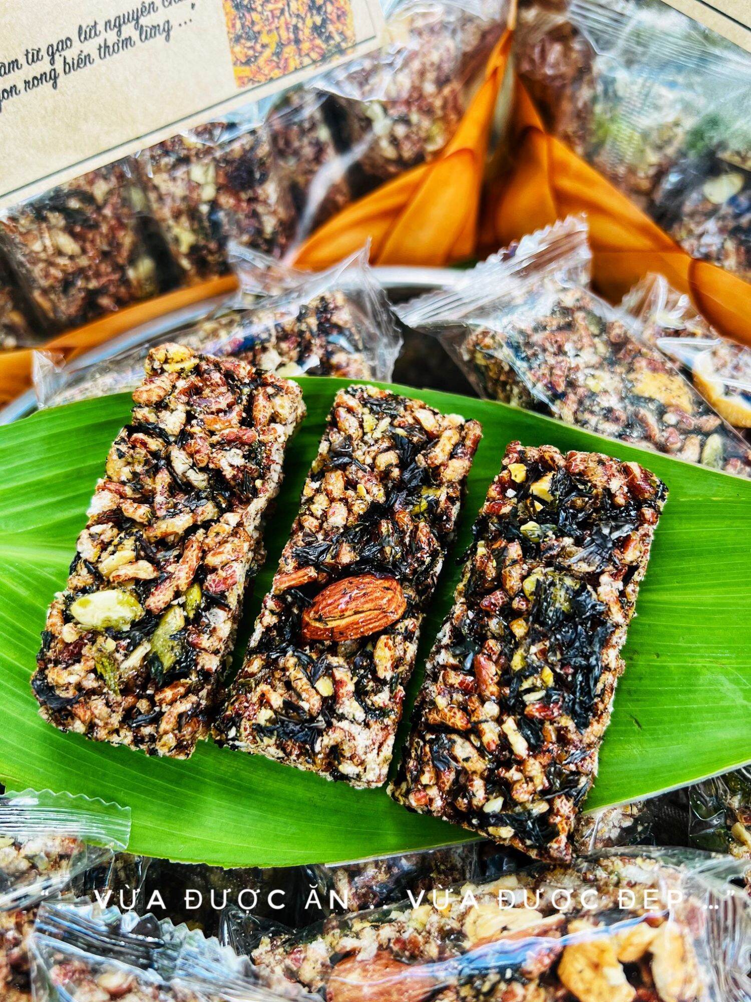 Thanh gạo lứt rong biển 500g