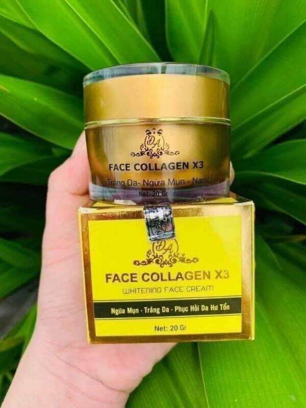 Kem face collagen x3.