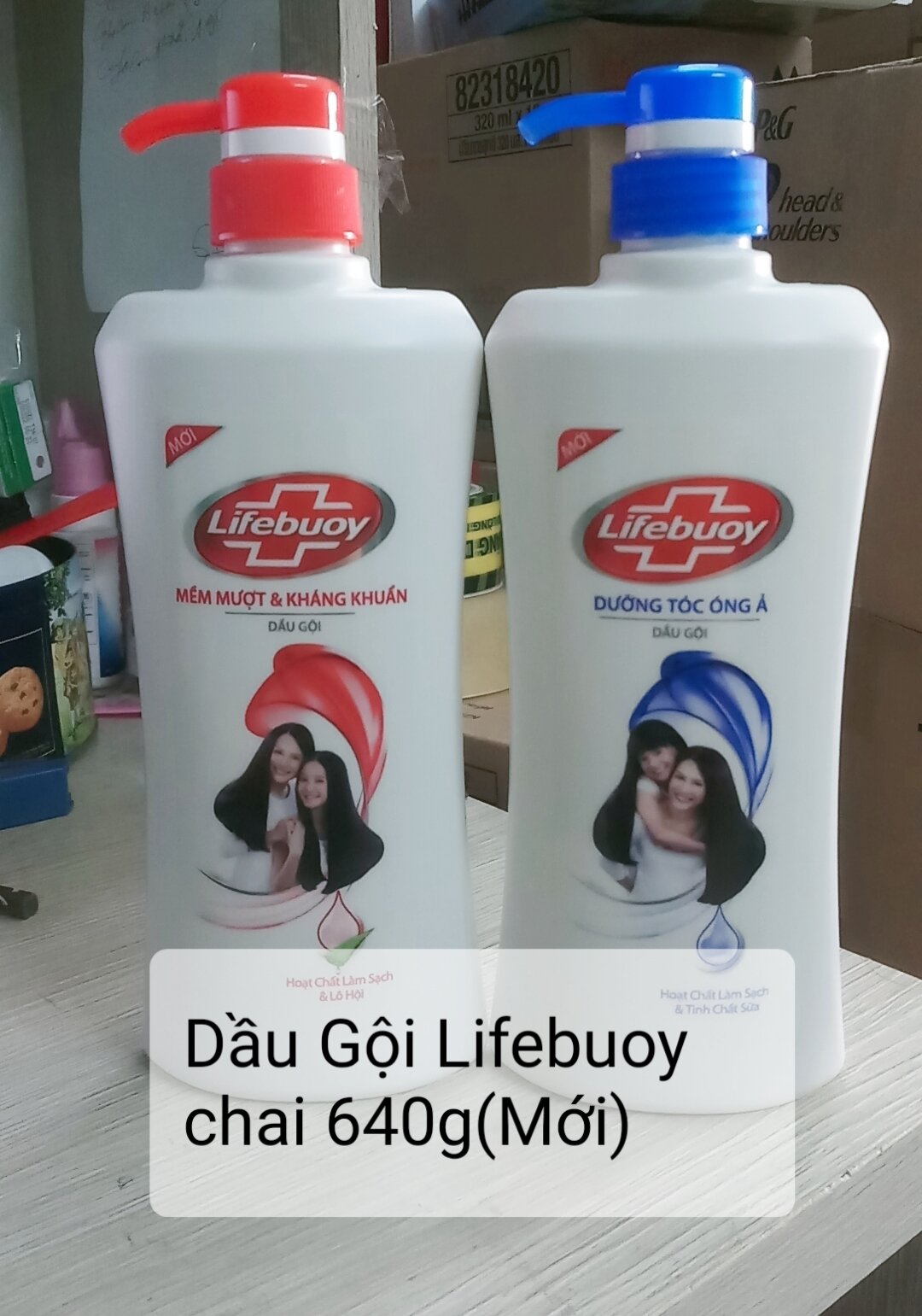 Dầu gội Lifebuoy 640g