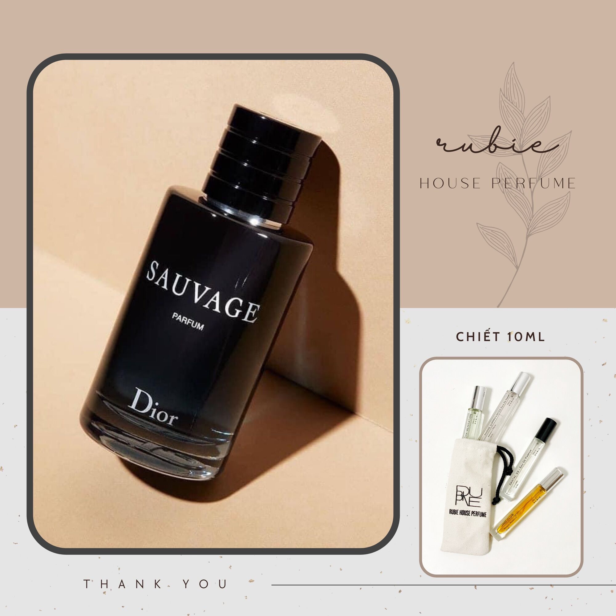 10ml sauvage bản parfum - dior