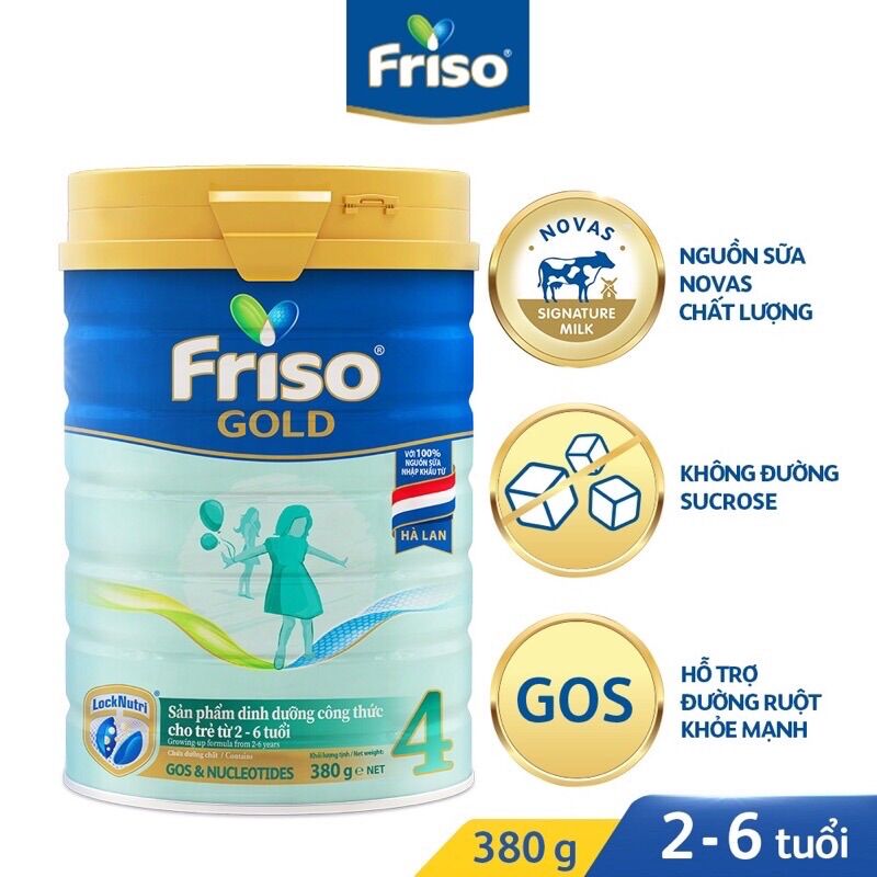 Sữa bột friso gold số 4 380g
